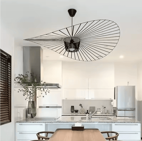 Vexaera Chandelier Black Finish Detail