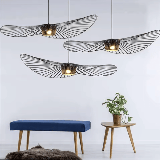 Iron Fabric Chandelier for Living Room Dining