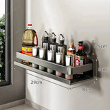 Vera Wall Mounted Suction Cup Spice Rack space-saving design - OpalDwell