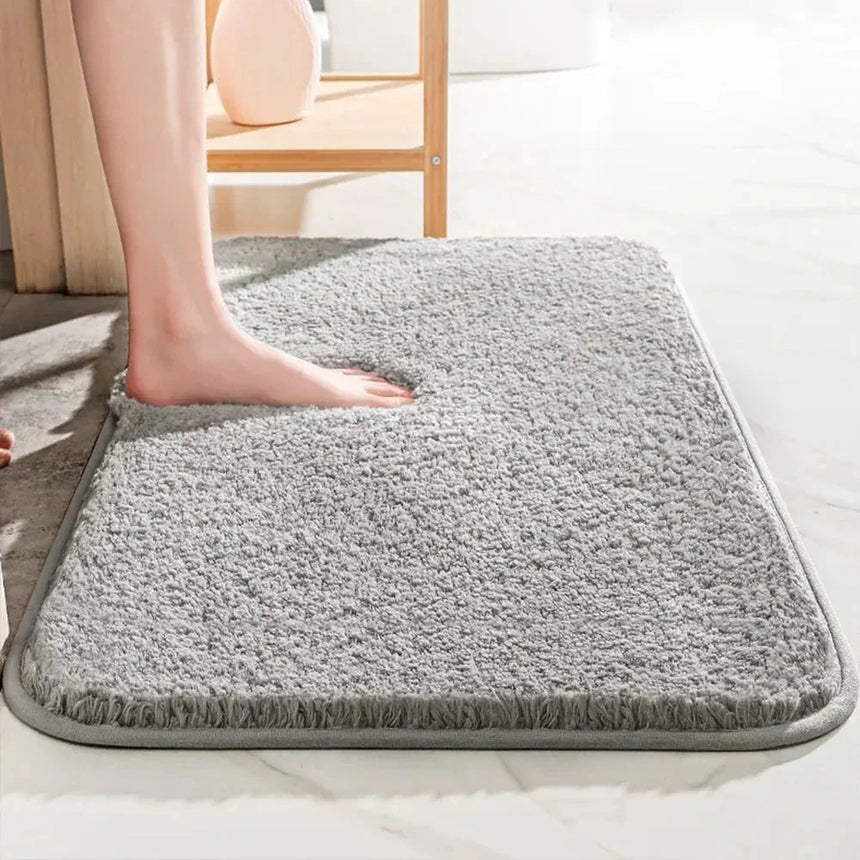 Non-slip bathroom rug - cloud-soft texture
