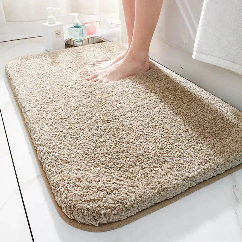 Non-slip bathroom rug - non-slip backing