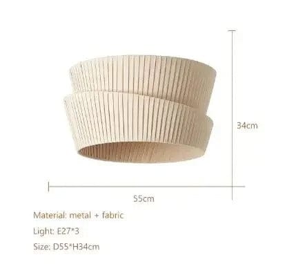 Fabric Chandelier for Living Room Accent