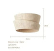Cloth Shade Chandelier Polished Chrome Finish