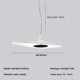 Modern Resin Chandelier with Warm Ambient Glow