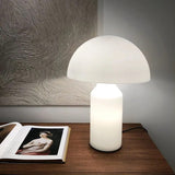 Mushroom lamp with sculptural silhouette
