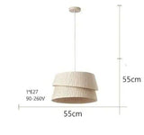 Fabric Chandelier for Dining Space Ambiance