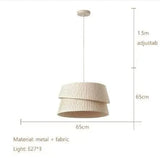 Fabric Chandelier LED Soft Ambient Glow Design