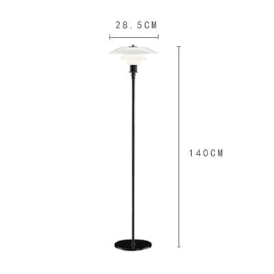 Architectural Floor Lamp for Transitional Interiors