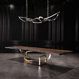 Metal Chandelier Woven Design for Dining Areas