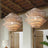 rattan chandelier for dining room home decor