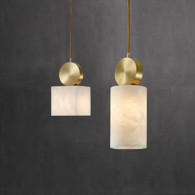 Marble Pendant Light LED Warm Ambient Glow Design