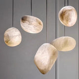 Lumera Marble Rock Light – Modern Pendant Light