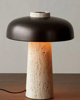 Aluminum accent lamp for contemporary living room decor