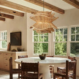 natural material ceiling light fixture