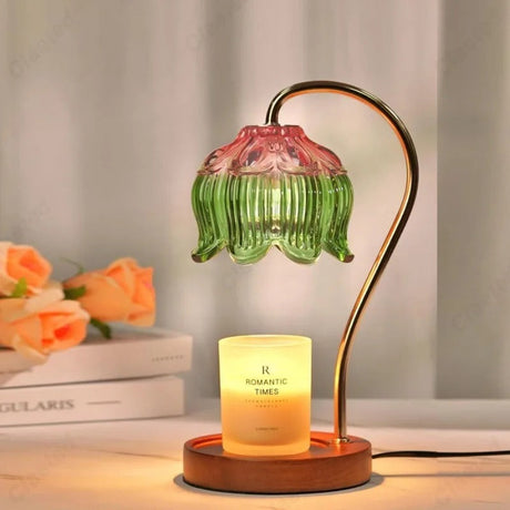 Tabletop candle lamp for home decor