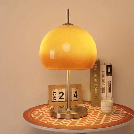 Glass Table Lamp LED Soft Ambient Glow – Solena Collection