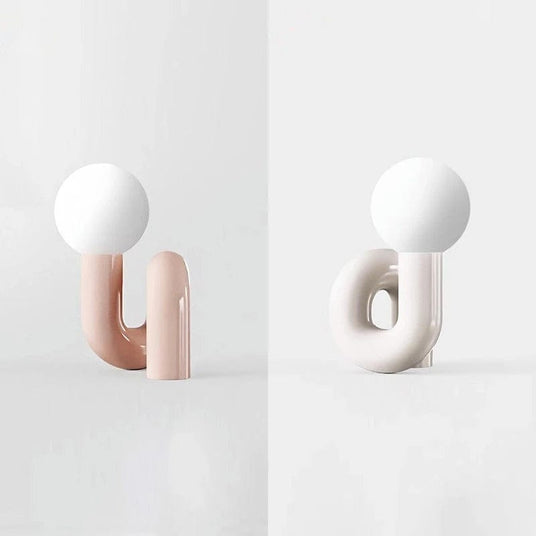 Glass Table Lamp Design