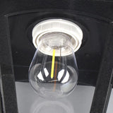 Eco-friendly wall sconce for outdoor use