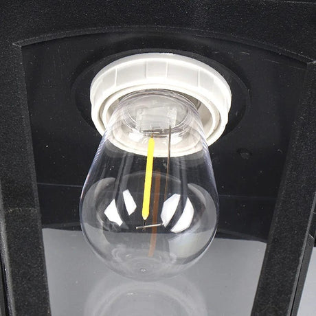 Eco-friendly wall sconce for outdoor use
