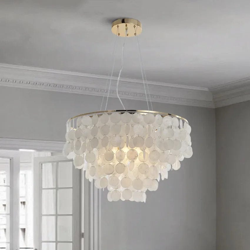 electroplated pendant light for coastal decor