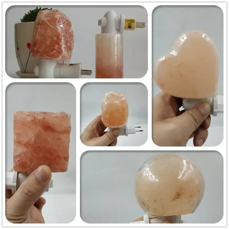 Salt Lamp Warm Amber Light for Living Room