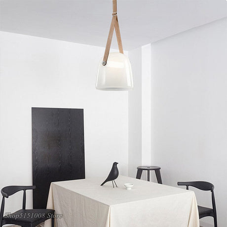 Kirrea Glass Belt Light for Dining Room