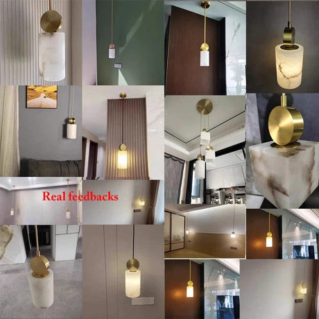 Marble Pendant Lamp Lifestyle Interior Setting