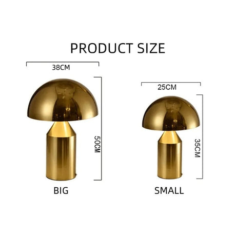 Iron table lamp for living room decor
