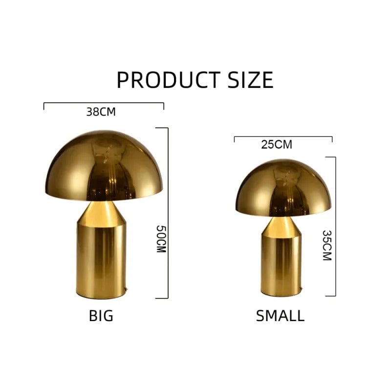 Iron table lamp for living room decor