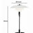 Modern floor lamp for versatile room placement