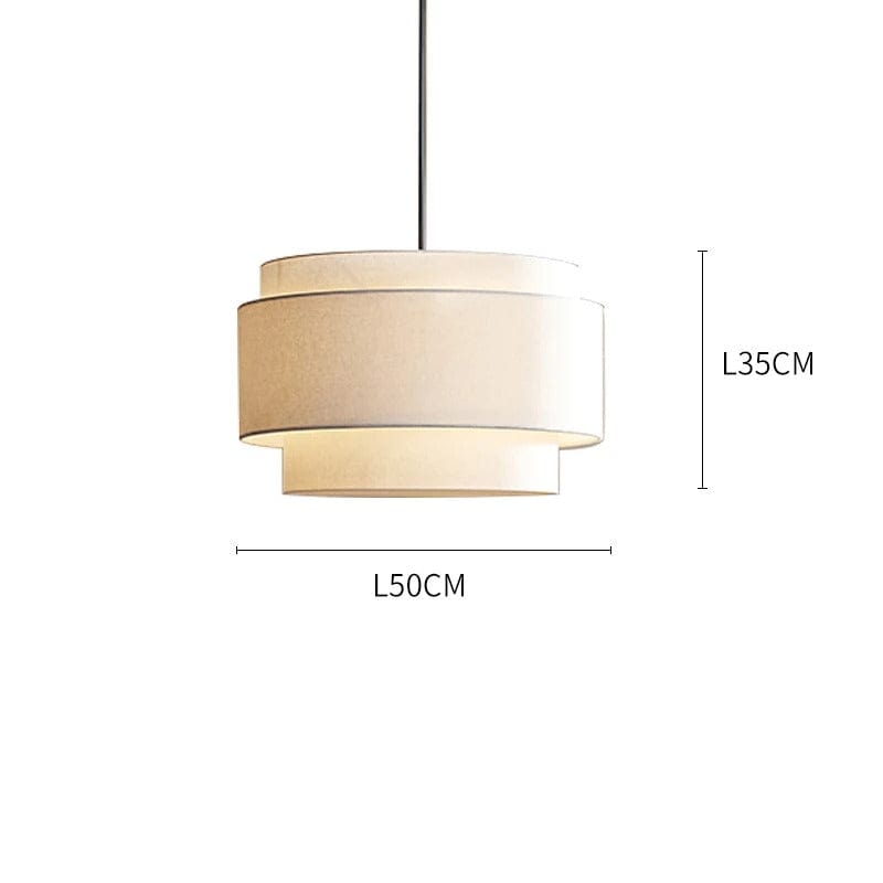 Liora Fabric Chandelier - Warm Ambient Lighting for Home Decor