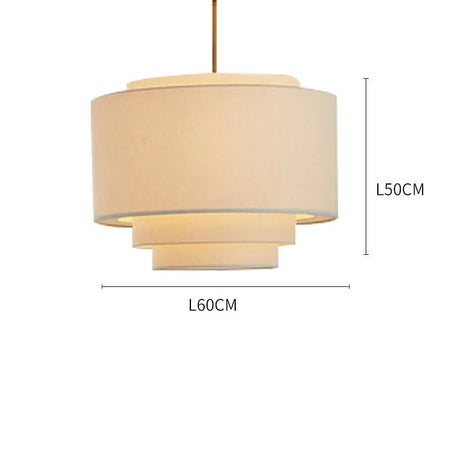 Liora Fabric Chandelier - Modern Ceiling Light Fixture