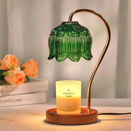 Candle warmer lamp finish detail view