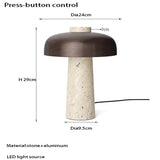Stone lamp for Scandinavian style interiors