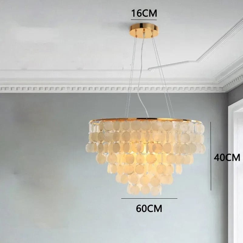 electroplated pendant light for coastal decor