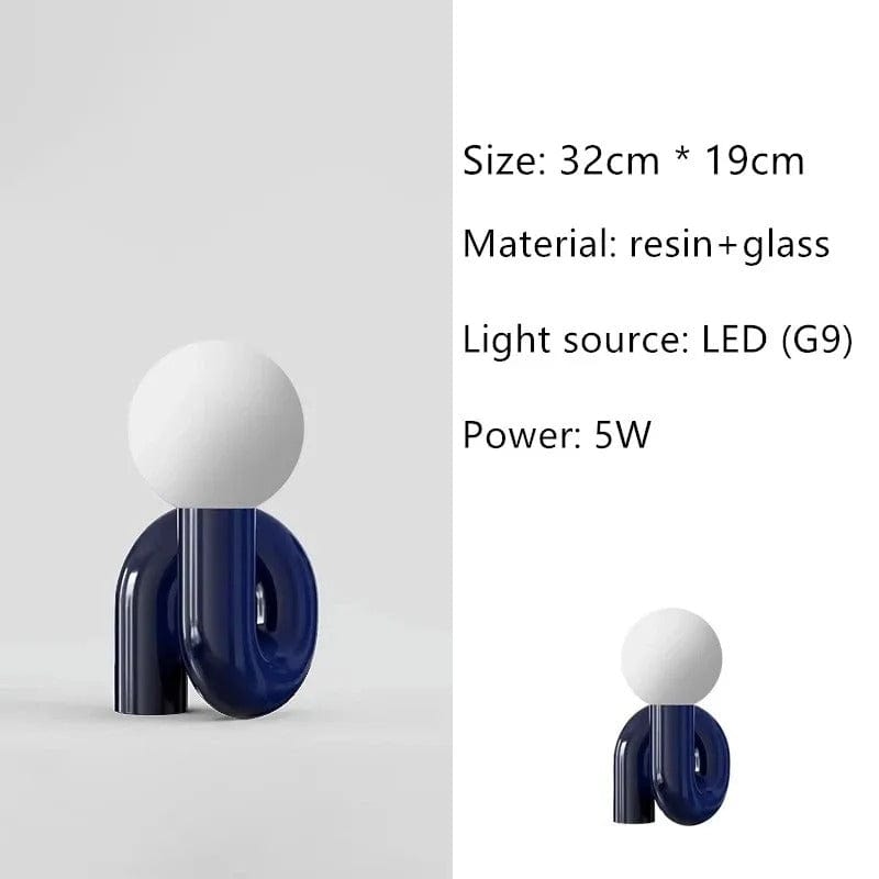 Resin Table Lamp for Home Decor Enthusiasts