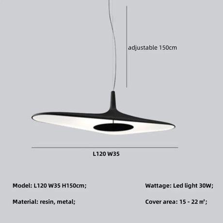 Resin Chandelier Available in Multiple Length Sizes