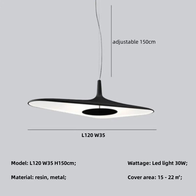 Resin Chandelier Available in Multiple Length Sizes