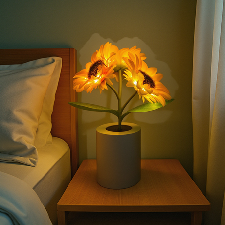 Cheerful accent lamp for desk decor