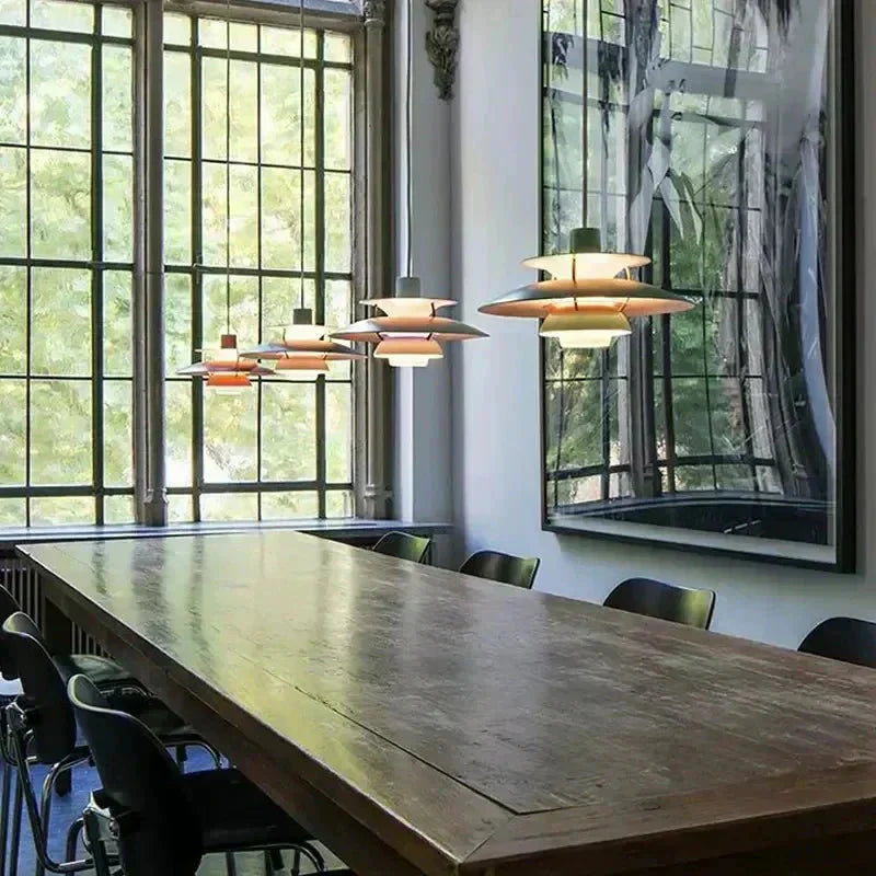 Metal pendant lamp for dining room