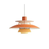 Brushed finish pendant light detail