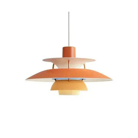 Brushed finish pendant light detail