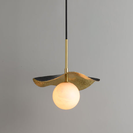 Averin Pendant Light Brushed Metal Finish Close-Up - OpalDwell