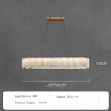 Dimension card for the 100 cm linear marble version