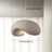 Durable polyethylene pendant lamp for homes