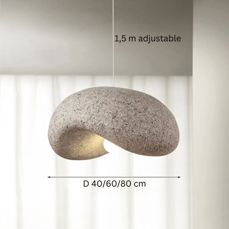 Durable polyethylene pendant lamp for homes