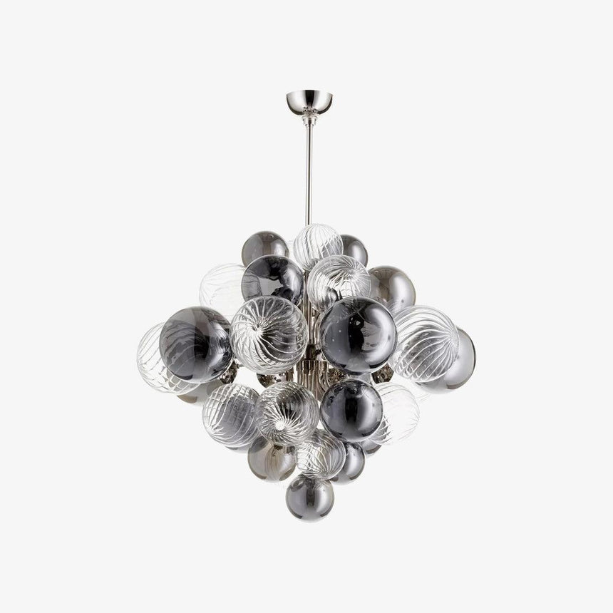 Chandelier silhouette from below view