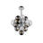 Metal chandelier for living room ceiling accent