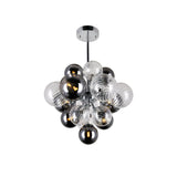 Metal chandelier for living room ceiling accent