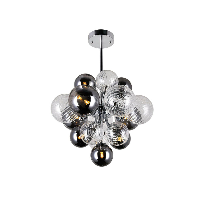Metal chandelier for living room ceiling accent